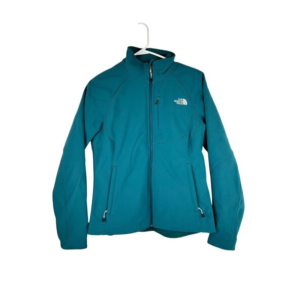 The North Face Medium Women's Apex Bionic Jacket Coat Turquoise - Picture 1 of 16